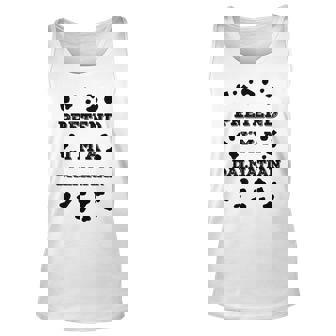 Pretend Im A Dalmatian Funny Dog Halloween Costume Men Women Tank Top Graphic Print Unisex - Thegiftio