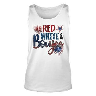 Red White And Boujee 4Th Of July Fourth Of July Vintage Unisex Tank Top - Seseable