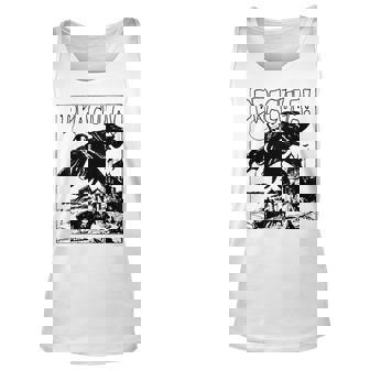 Retro Horror Movie Monster Vampire Vintage Halloween Dracula Men Women Tank Top Graphic Print Unisex - Thegiftio