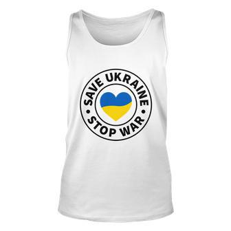 Save Ukraine Stop War Ukraine Trident Tshirt Unisex Tank Top - Monsterry UK