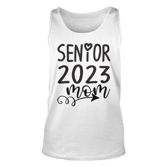Senior Mom 2023 Cute Heart Marching Band Parent Class 2023 Unisex Tank Top - Thegiftio