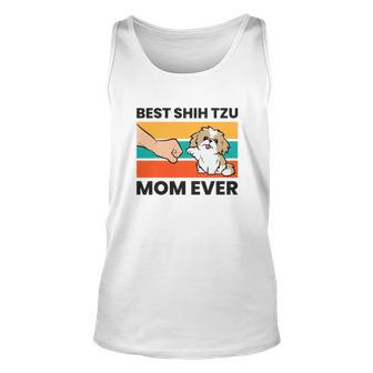 Shih Tzu Mama Best Shih Tzu Mom Ever Unisex Tank Top - Monsterry DE