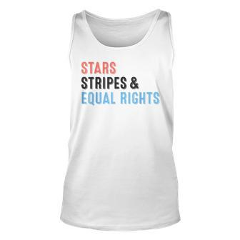 Stars Stripes And Equal Rights 4Th Of July Womens Rights V2 Unisex Tank Top - Seseable