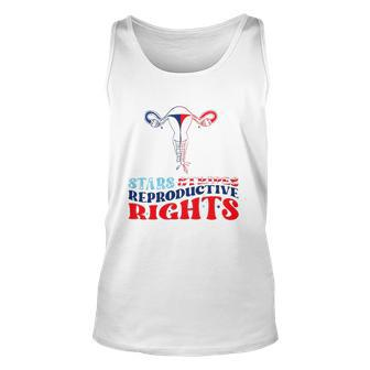 Stars Stripes Reproductive Rights Roe V Wade Overturned Unisex Tank Top | Mazezy