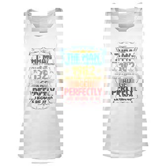 The Man Myth Legend 1982 Aged Perfectly 40Th Birthday Unisex Tank Top - Thegiftio UK