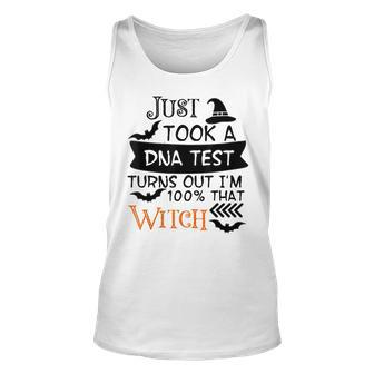 Truth Hurts Im 100 That Witch Halloween Funny Witty Unisex Tank Top - Seseable