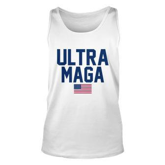 Ultra Maga Shirt Maga King Funny Anti Biden American Flag Pro Trump Trendy Tshirt Unisex Tank Top - Monsterry DE