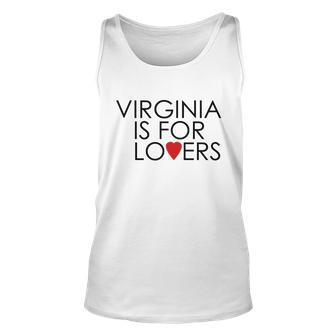 Virginia Is For Lovers Unisex Tank Top - Monsterry UK