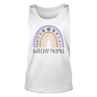 Witchy Mama Rainbow Witch Vibes Halloween Manifesting Unisex Tank Top - Seseable