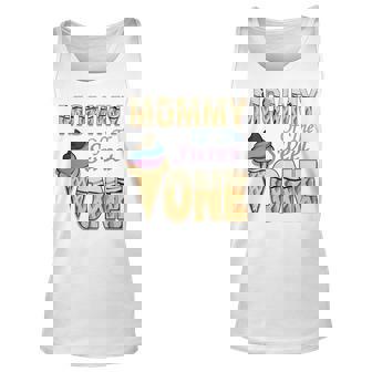 Womens Womens Mommy Of The Sweet One Ice Cream First Birthday Unisex Tank Top - Thegiftio