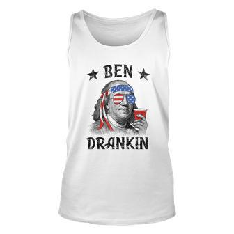 Ben Drankin Funny 4Th Of July Unisex Tank Top - Monsterry