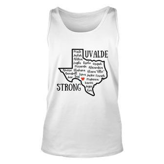 Uvalde Strong Remember The Victims Unisex Tank Top - Monsterry DE