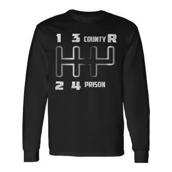1 2 3 County Prison Long Sleeve T-Shirt - Seseable