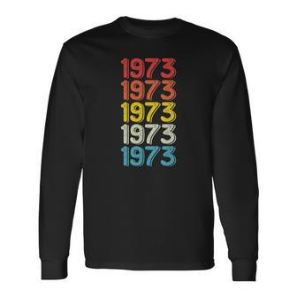 1973 Retro Vintage Pro Roe Pro Choice Women Long Sleeve T-Shirt - Seseable