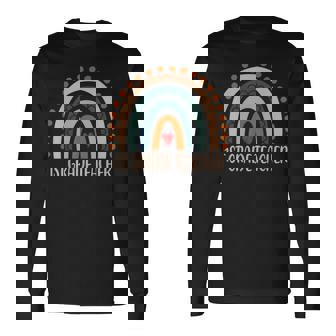 1St Grade Teacher Rainbow Appreciation Day Back To School Long Sleeve T-Shirt - Thegiftio