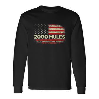 2000 Mules Pro Trump 2024 Tshirt Long Sleeve T-Shirt - Monsterry AU