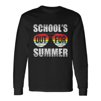 Graduation Gift Schools Out For Summer Students Teacher Graphic Design Printed Casual Daily Basic Unisex Long Sleeve