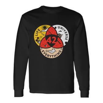 42 The Answer To Life The Universe And Everything Long Sleeve T-Shirt - Monsterry CA