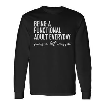 Adult 18Th Birthday Ideas For 18 Years Old Girls Boys Long Sleeve T-Shirt - Seseable