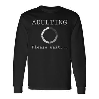 Adult 18Th Birthday Ideas For 18 Years Old Girls Boys V2 Long Sleeve T-Shirt - Seseable