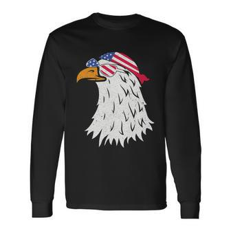 American Bald Eagle Mullet 4Th Of July Vintage Long Sleeve T-Shirt - Monsterry AU