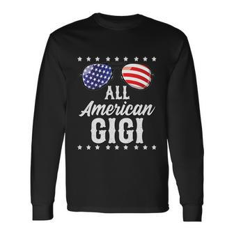 All American Gigi 4Th Of July Independence Long Sleeve T-Shirt - Monsterry