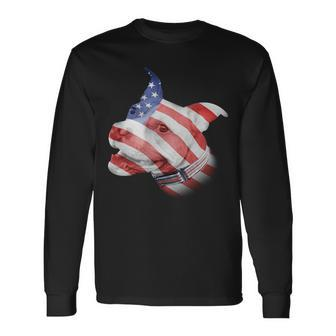 American Pitbull V2 Long Sleeve T-Shirt - Monsterry CA