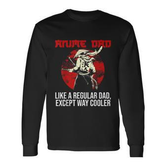 Anime Dad Like A Regular Dad Except Way Cooler Noodles Anime Long Sleeve T-Shirt - Thegiftio UK