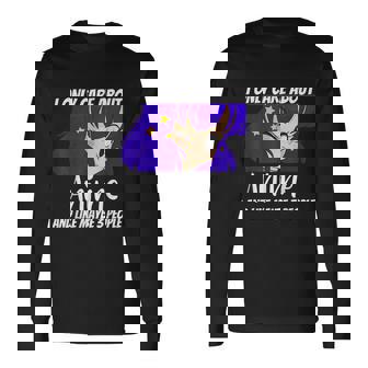Anime Weeb Merch Manga Lover Ideas I Only Care About Anime Long Sleeve T-Shirt - Thegiftio