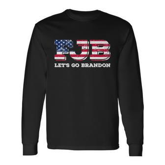 Anti Biden Fjb Lets Go Brandon Long Sleeve T-Shirt - Monsterry CA
