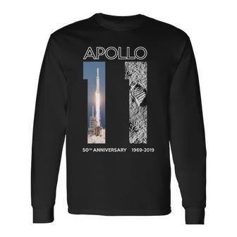 Apollo 11 50Th Anniversary Tshirt Long Sleeve T-Shirt - Monsterry AU