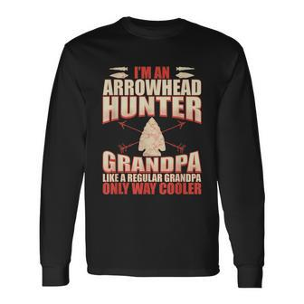 Arrowhead Hunting Arrowhead Hunter Grandpa V2 Long Sleeve T-Shirt - Thegiftio UK