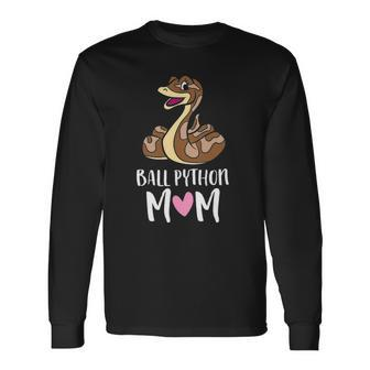 Ball Python Mom Snake Ball Python Long Sleeve T-Shirt T-Shirt | Mazezy