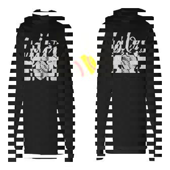 Ballers Mom Baseball Softball Cheer Mother Long Sleeve T-Shirt - Thegiftio