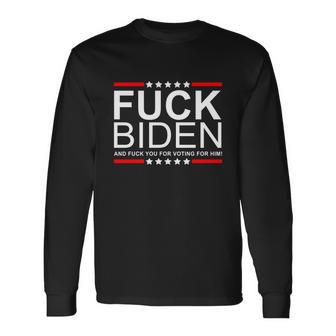 Bare Shelves Fjb Bareshelves Biden Sucks 8646 Anti Biden Anti Biden Biden Long Sleeve T-Shirt - Monsterry DE