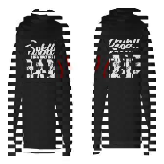 Baseball Dad Of Ballers Fun Dad Of Baseball And Softball Player Long Sleeve T-Shirt - Thegiftio