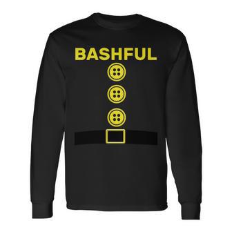 Bashful Dwarf Halloween Costume Tshirt Long Sleeve T-Shirt - Monsterry