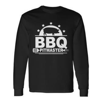 Bbq Pitmaster Tshirt Long Sleeve T-Shirt - Monsterry