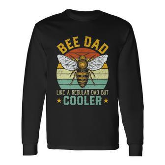 Bee Dad Honey Beekeeper Beekeeping Fathers Day Long Sleeve T-Shirt - Monsterry CA
