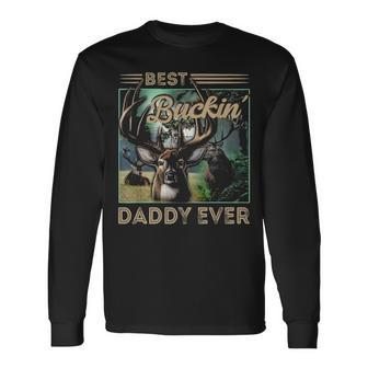 Best Buckin Daddy Ever Hunting V2 Long Sleeve T-Shirt - Thegiftio UK