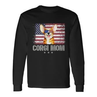 Best Corgi Mom Ever Dog Lover Pet Owner Puppy Mama Long Sleeve T-Shirt - Monsterry