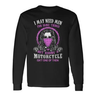 Biker Girl Ride My Own Long Sleeve T-Shirt - Seseable