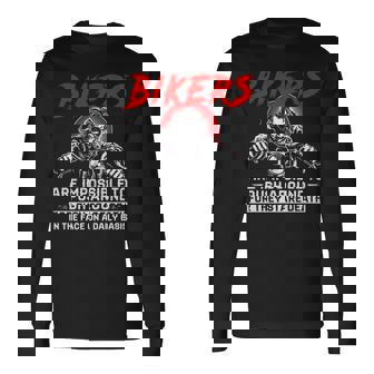 Bikers Are Impossible Long Sleeve T-Shirt - Seseable
