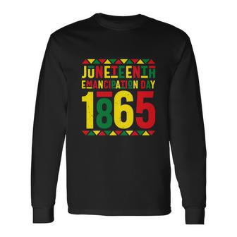 Black Human Rights Juneteenth 2022 Day Birthday V18 Long Sleeve T-Shirt - Thegiftio UK