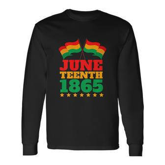 Black Human Rights Juneteenth 2022 Day Birthday V3 Long Sleeve T-Shirt - Thegiftio UK