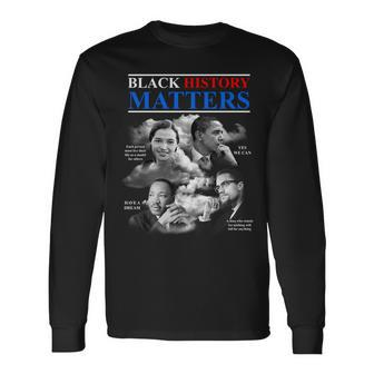 Black History Matters Tshirt Long Sleeve T-Shirt - Monsterry