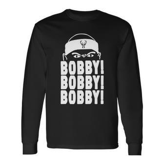 Bobby Bobby Bobby Milwaukee Basketball Tshirt V2 Long Sleeve T-Shirt - Monsterry AU