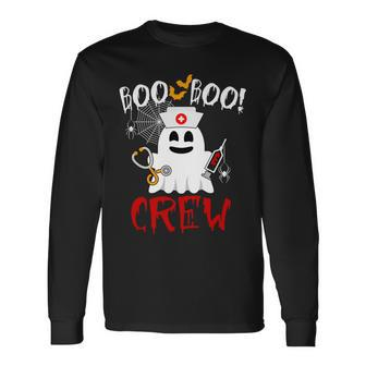 Boo Boo Crew Cute Halloween Long Sleeve T-Shirt - Monsterry CA