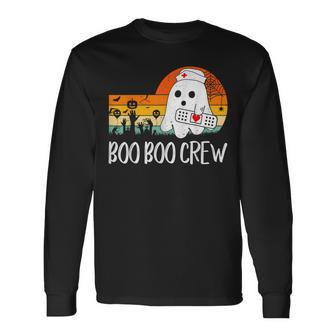 Boo Boo Crew Nurse Halloween Nurse For Women Long Sleeve T-Shirt - Seseable