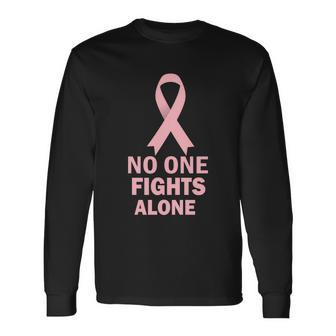 Bougie Hounds No One Fights Alone Long Sleeve T-Shirt - Monsterry UK